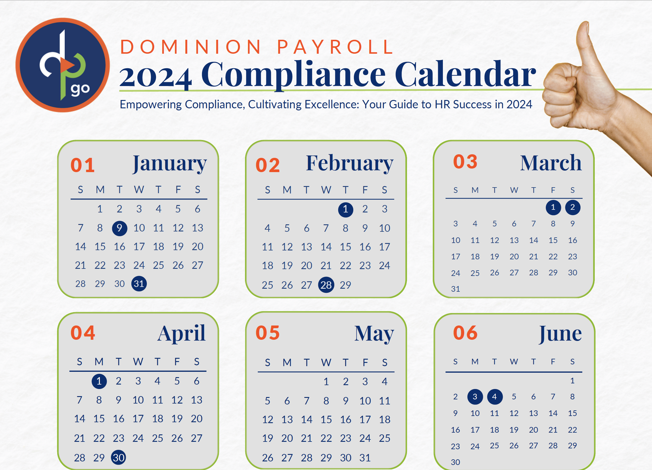 2024 HR Compliance Calendar